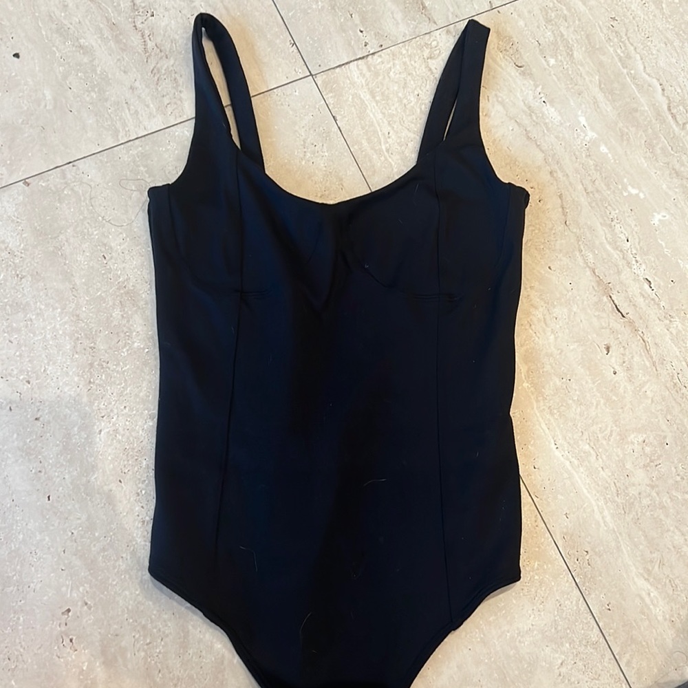Black Abercrombie bodysuit